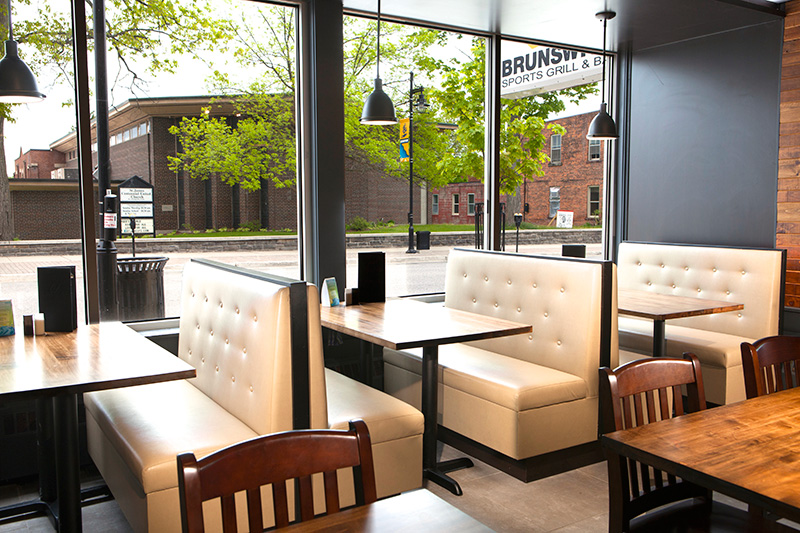 Contemporary restaurant Brunswick Sports Grill and Bar